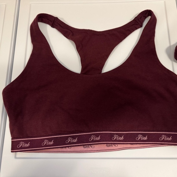 Victoria Secret Pink Cotton Bralette Size Small DD  (Lot of 6) - Picture 6 of 7